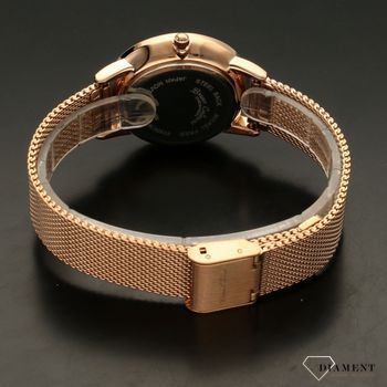 Zegarek damski BRUNO CALVANI brokatowa tarcza BC90533.Tarcza zegarka w dwóch kolorach różowym oraz fioletowym. Bransoleta meshowa oraz koperta zegarka w kolorze różowego z (5).jpg